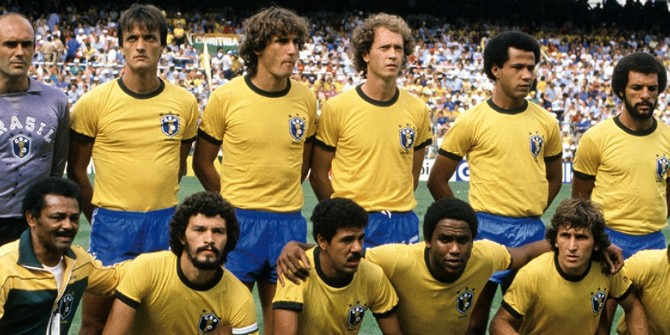  Brasil fez cinco gols em quatro jogos em Copas do Mundo e Argentina anotou três tentos!