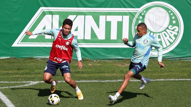 Marcos Rocha durante treino do Palmeiras