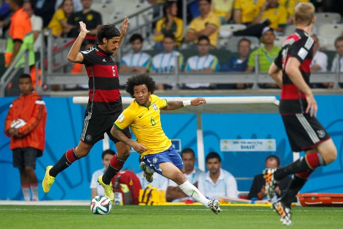  Em 2014, Alemanha goleou o Brasil por 7 a 1 e chegou à final da Copa do Mundo!