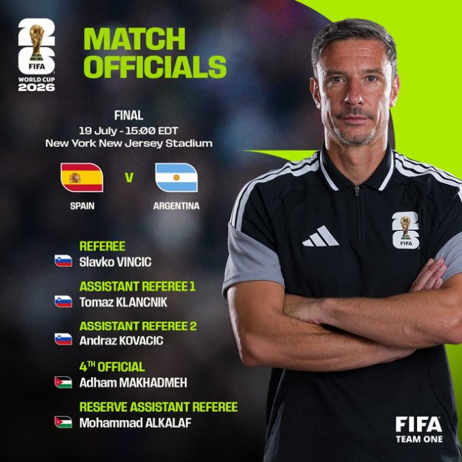  Slavko Vincic apitará seu 6º jogo em Copas do Mundo!