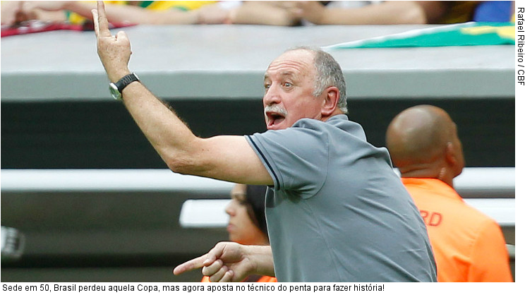  Sede em 50, Brasil perdeu aquela Copa, mas agora aposta no técnico do penta para fazer história!