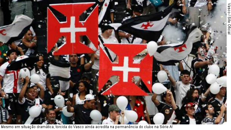  Mesmo em situação dramática, torcida do Vasco ainda acredita na permanência do clube na Série A!