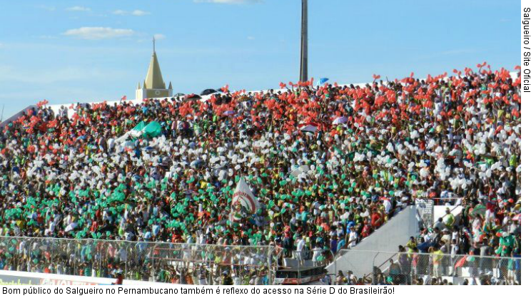  Bom público do Salgueiro no Pernambucano também é reflexo do acesso na Série D do Brasileirão!