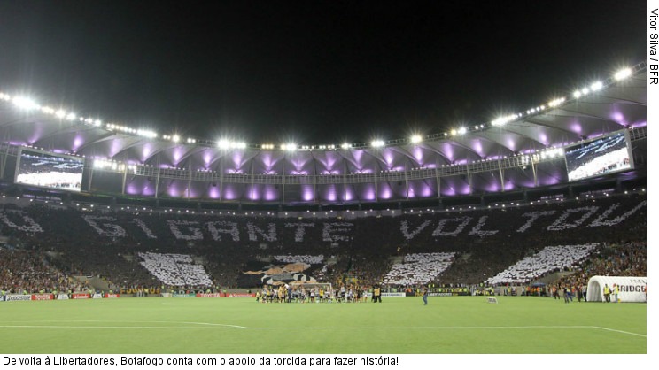  De volta à Libertadores, Botafogo conta com o apoio da torcida para fazer história!