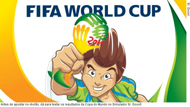  Antes de apostar no vbolão, dá para testar os resultados da Copa do Mundo no Simulador Sr. Goool!