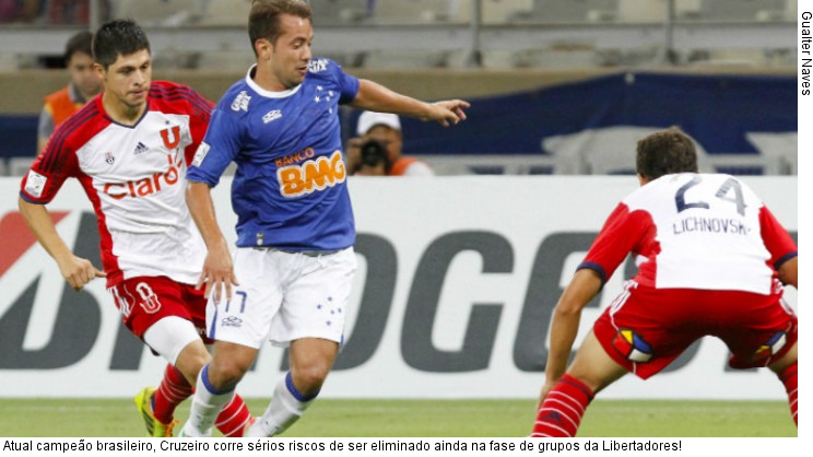  Atual campeão brasileiro, Cruzeiro corre sérios riscos de ser eliminado ainda na fase de grupos da Libertadores!