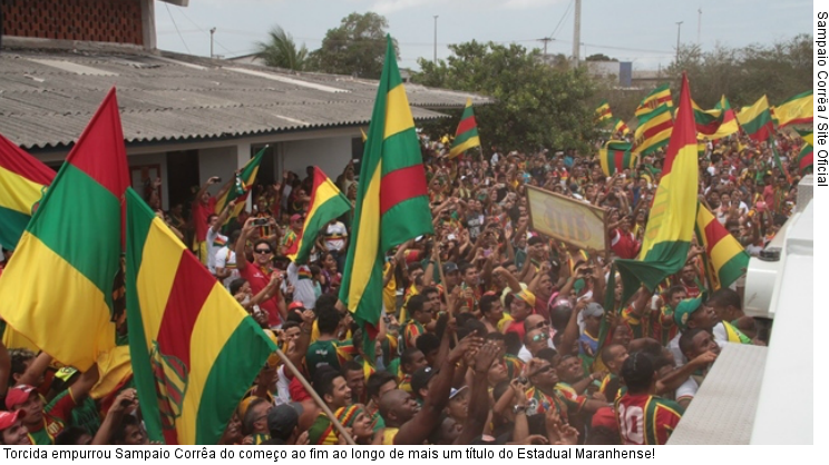  Torcida empurrou Sampaio Corrêa do começo ao fim ao longo de mais um título do Estadual Maranhense!