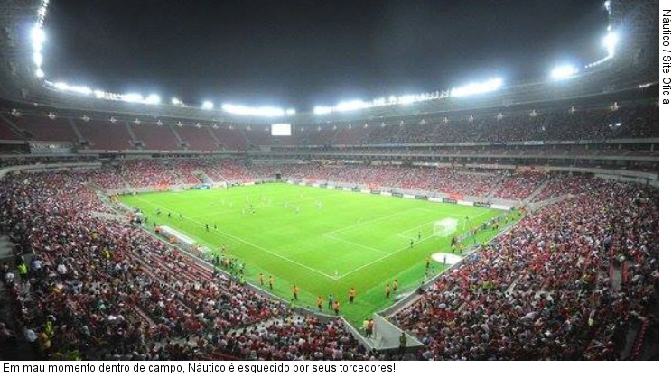  Em mau momento dentro de campo, Náutico é esquecido por seus torcedores!