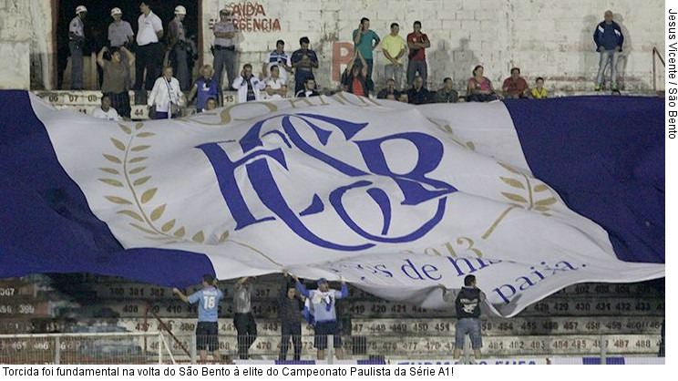  Torcida foi fundamental na volta do São Bento à elite do Campeonato Paulista da Série A1!