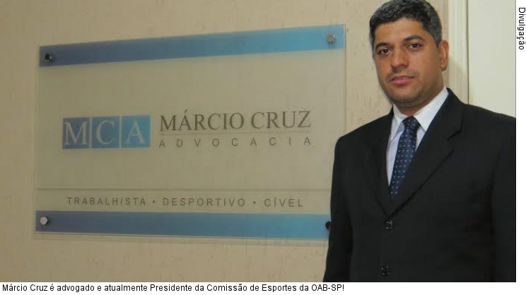  Márcio Cruz é advogado e atualmente Presidente da Comissão de Esportes da OAB-SP!