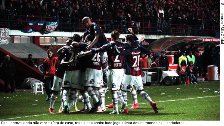  San Lorenzo ainda não venceu fora de casa, mas ainda assim tudo joga a favor dos hermanos na Libertadores!