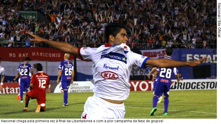  Nacional chega pela primeira vez à final da Libertadores e com a pior campanha da fase de grupos!