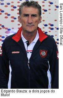  Edgardo Bauza: a dois jogos do título! 
