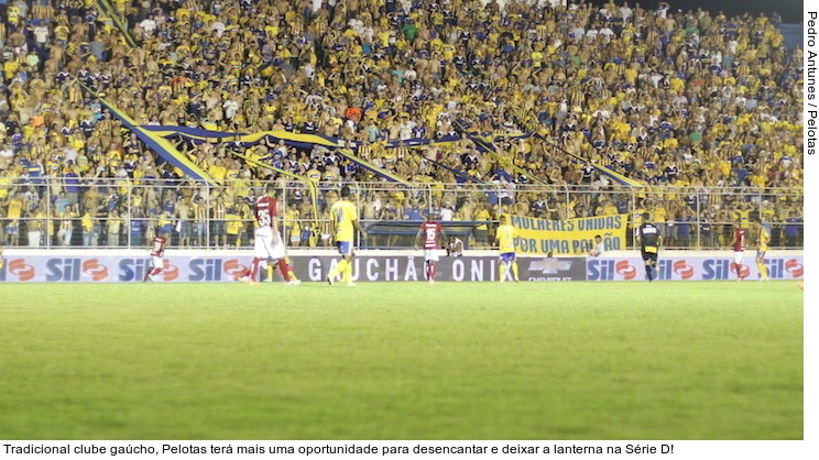  Tradicional clube gaúcho, Pelotas terá mais uma oportunidade para desencantar e deixar a lanterna na Série D!