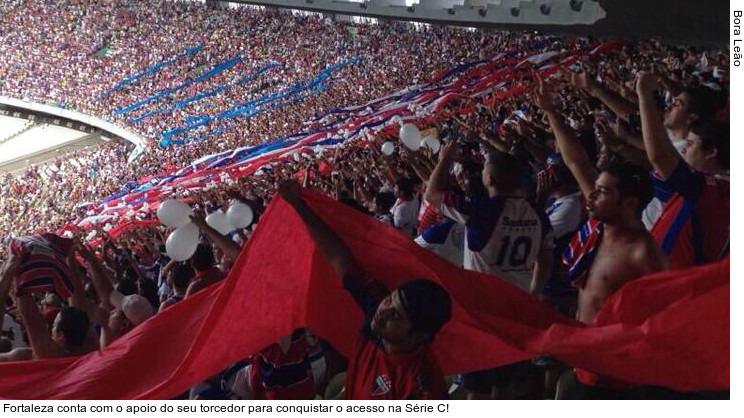  Fortaleza conta com o apoio do seu torcedor para conquistar o acesso na Série C!