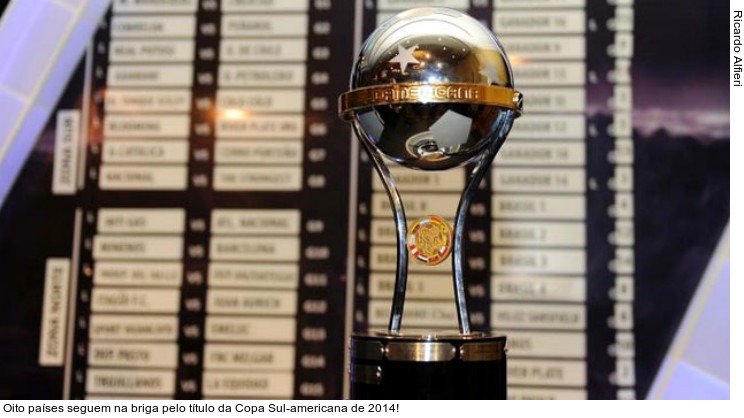  Oito países seguem na briga pelo título da Copa Sul-americana de 2014!