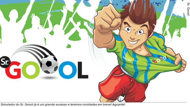  Simulador do Sr. Goool já é um grande sucesso e teremos novidades em breve! Aguarde!