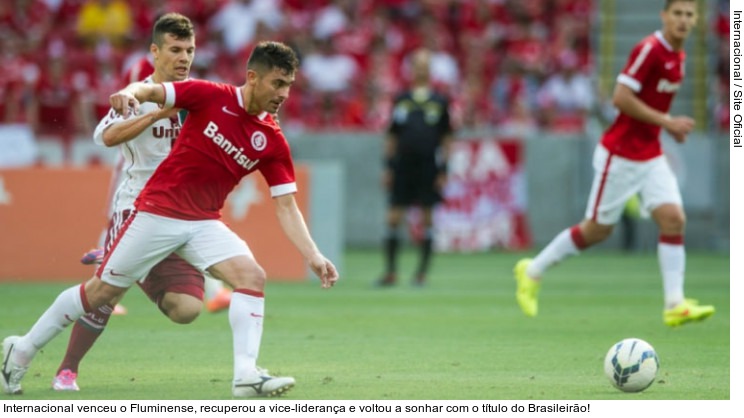  Internacional venceu o Fluminense, recuperou a vice-liderança e voltou a sonhar com o título do Brasileirão!