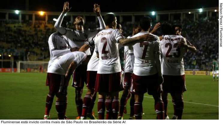  Fluminense está invicto contra rivais de São Paulo no Brasileirão da Série A!