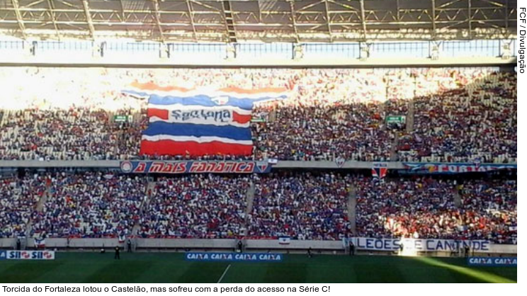  Torcida do Fortaleza lotou o Castelão, mas sofreu com a perda do acesso na Série C!