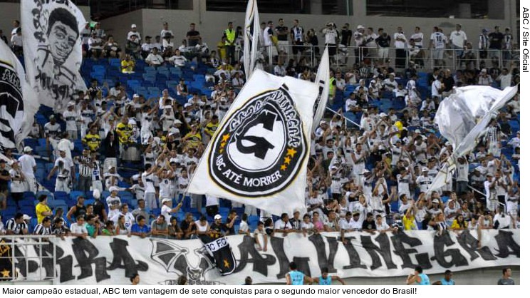  Maior campeão estadual, ABC tem vantagem de sete conquistas para o segundo maior vencedor do Brasil!
