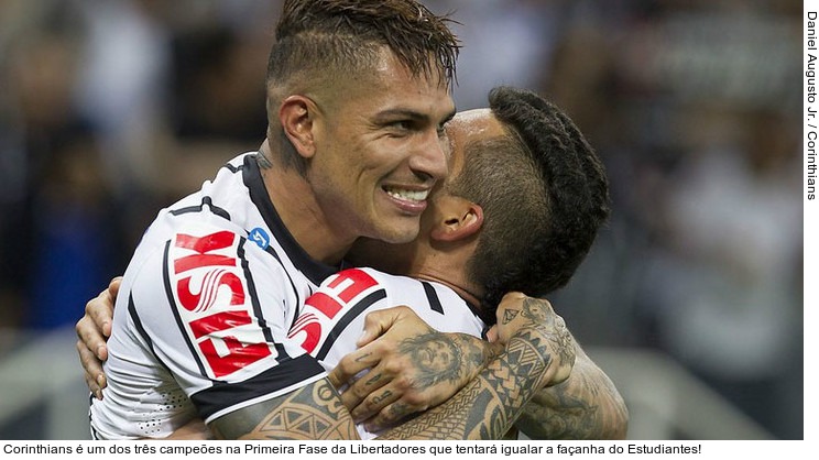  Corinthians é um dos três campeões na Primeira Fase da Libertadores que tentará igualar a façanha do Estudiantes!