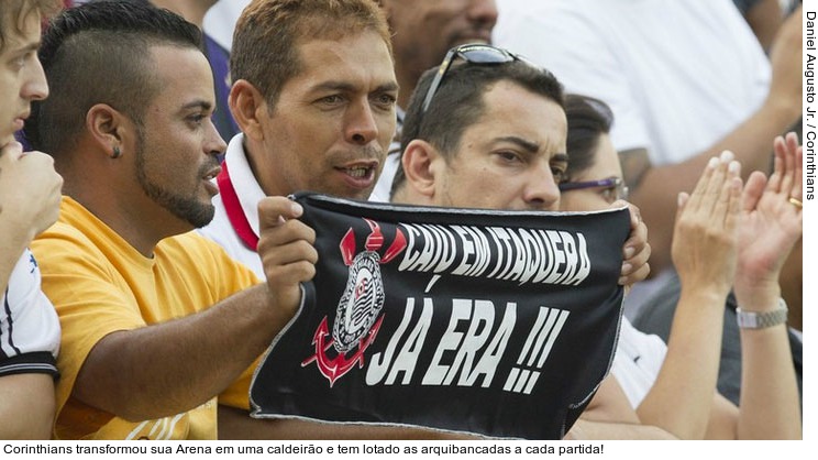  Corinthians transformou sua Arena em uma caldeirão e tem lotado as arquibancadas a cada partida!