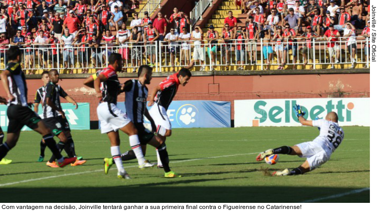  Com vantagem na decisão, Joinville tentará ganhar a sua primeira final contra o Figueirense no Catarinense!