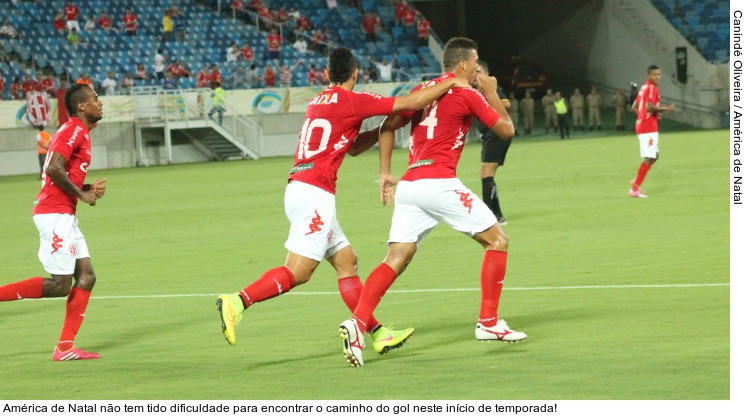  América de Natal não tem tido dificuldade para encontrar o caminho do gol neste início de temporada!