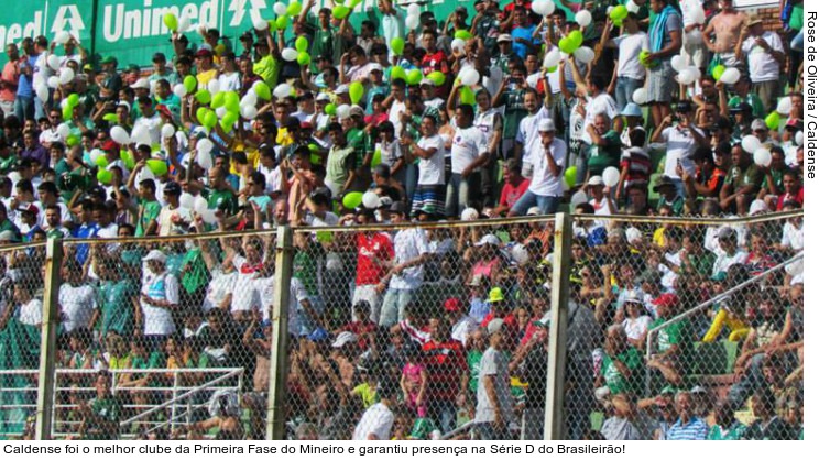  Caldense foi o melhor clube da Primeira Fase do Mineiro e garantiu presença na Série D do Brasileirão!