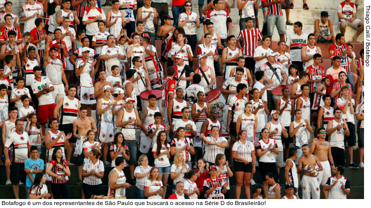  Botafogo é um dos representantes de São Paulo que buscará o acesso na Série D do Brasileirão!