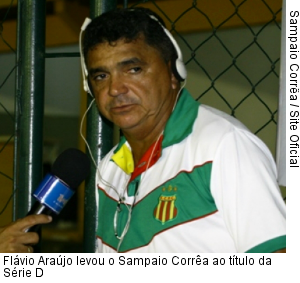  Flávio Araújo levou o Sampaio Corrêa ao título da Série D