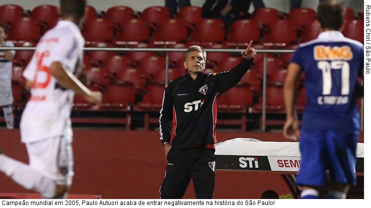  Campeão mundial em 2005, Paulo Autuori acaba de entrar negativamente na história do São Paulo!