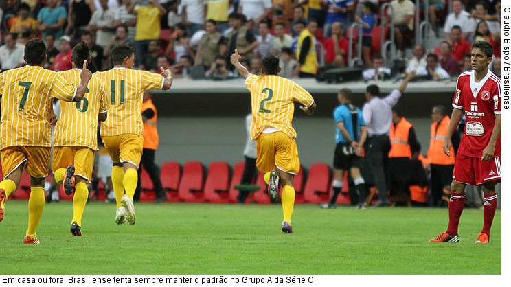  Em casa ou fora, Brasiliense tenta sempre manter o padrão no Grupo A da Série C!
